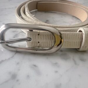 Skinny Leather Belt